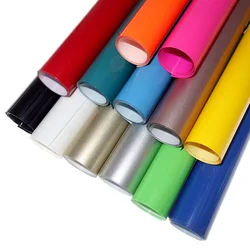 30CM Wide PU/PVC Heat Transfer Vinyl Film Iron-on T-Shirt Textiles Heat Press Vinyl Roll HTV Printing Clothing