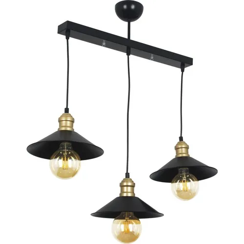 Taşcan Lighting Ufo Retro 3 Pcs Black Boxed Pendant Lamp Chandelier