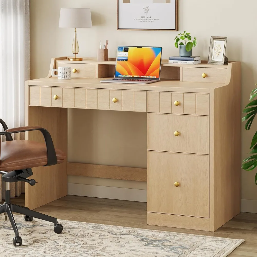 Office Desk with Drawers, 47