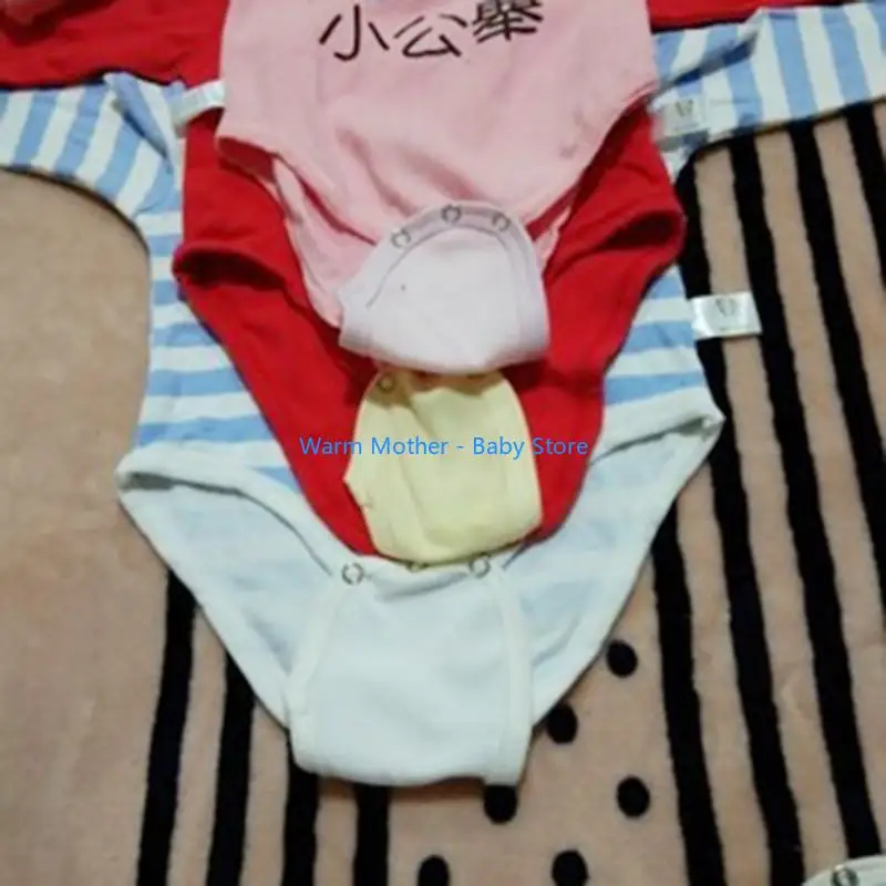 おむつエクステンダーソリッドカラーベビーボディスーツおむつ衣類付属品 5 個 57QE