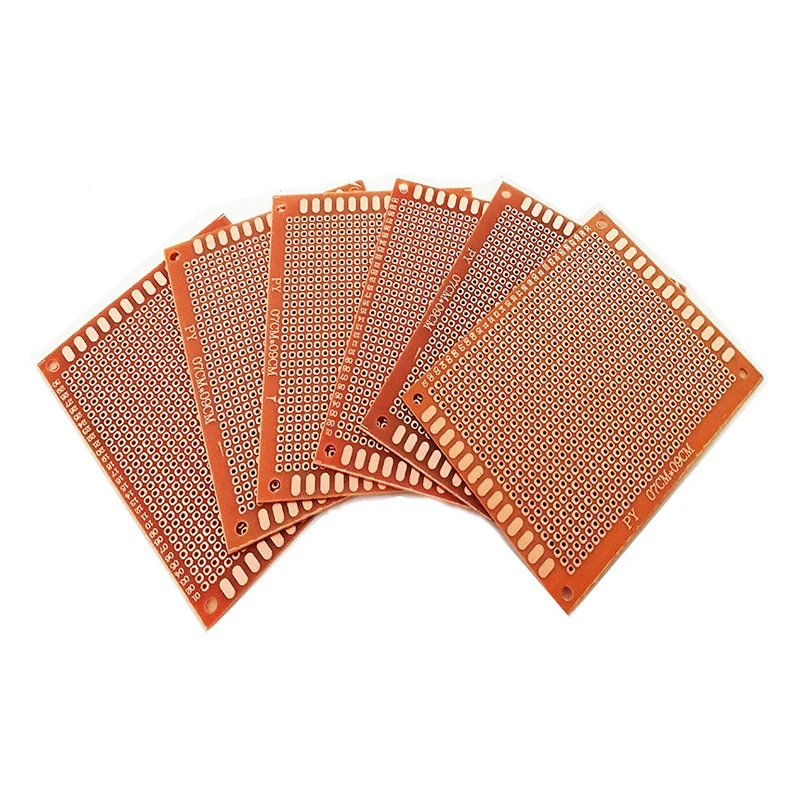 5PCS PCB 7x9CM Prototype Board DIY Universal Circuit Board 7*9CM Thick 1.2MM Single Sided Experimental Bakelite Copper Plate image 6