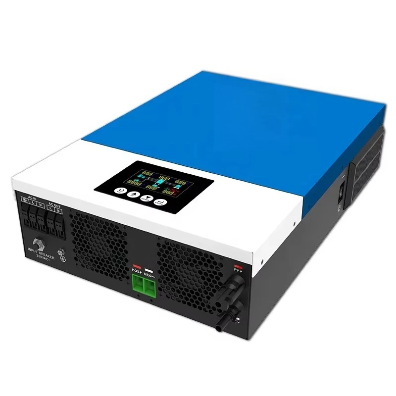 عاكس شمسي هجين 3.6 كيلو وات و6.2 كيلو وات مع جهاز تحكم بالشحن بالطاقة الشمسية، شبكة أحادية الطور متصلة للاستخدام المنزلي خارج الشبكة #2