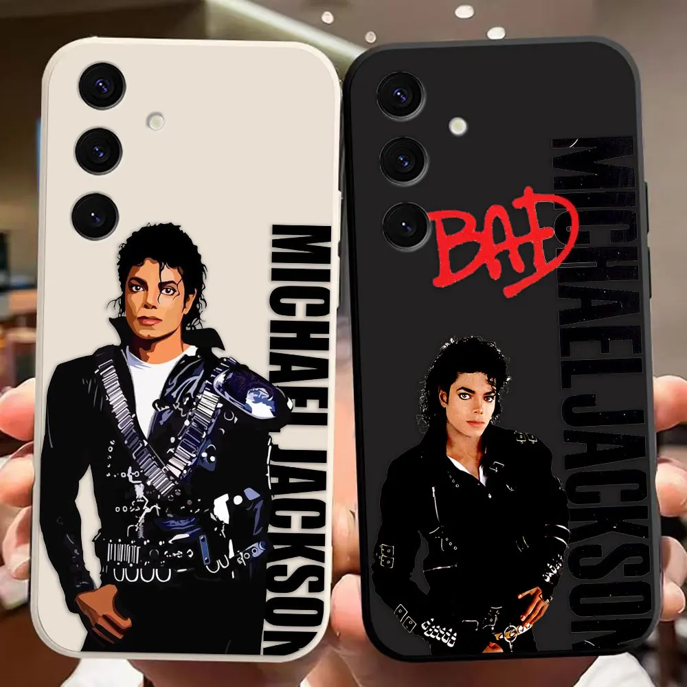 Coque de téléphone chanteur m-michael j-juackson, étui en silicone pour Samsung Galaxy S25 S24 S23 S22 S21 S20 FE S10 S30 S11 S11E PLUS ULTRA 5G