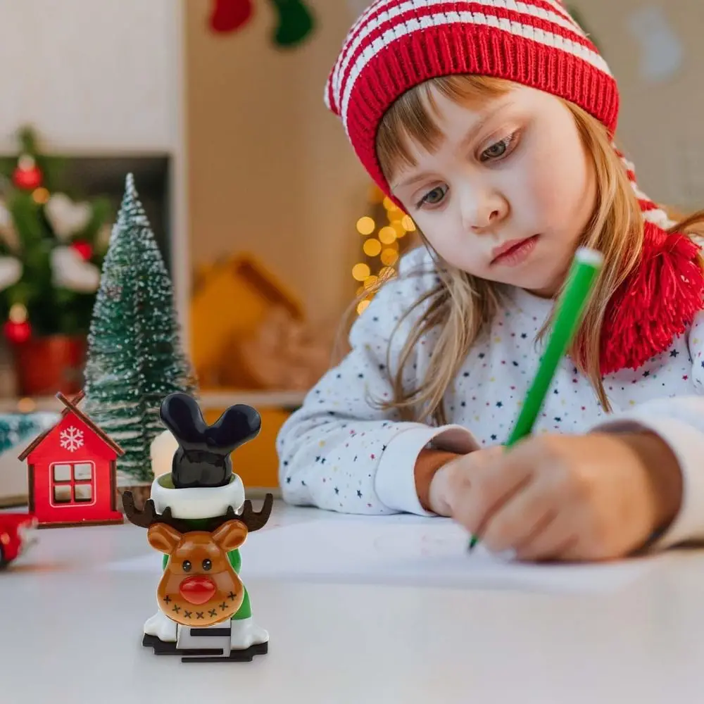 Nowy ABS Świąteczne zabawki nakręcane Figurka akcji Gra komputerowa Nawijana zabawka sprężynowa Do góry nogami Zabawki świąteczne na imprezę Prezent