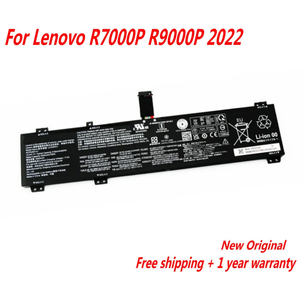 NEW L21C4PC1 L21D4PC1 Laptop Battery For Lenovo R7000P R9000P 2022 15.44V 80WH