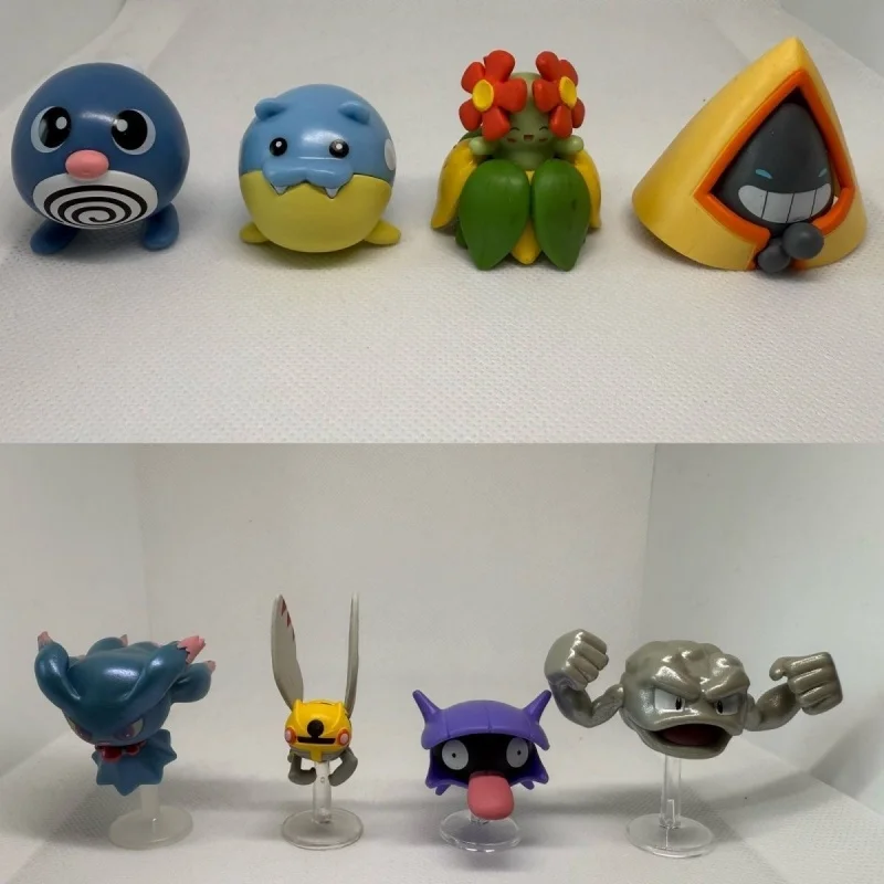 Модели Seel, Poliwag, Misdreavus, Machamp, Gloom, Geodude — маленькие статуэтки, коллекционные, высококачественные, для декора стола, игрушки, подарки