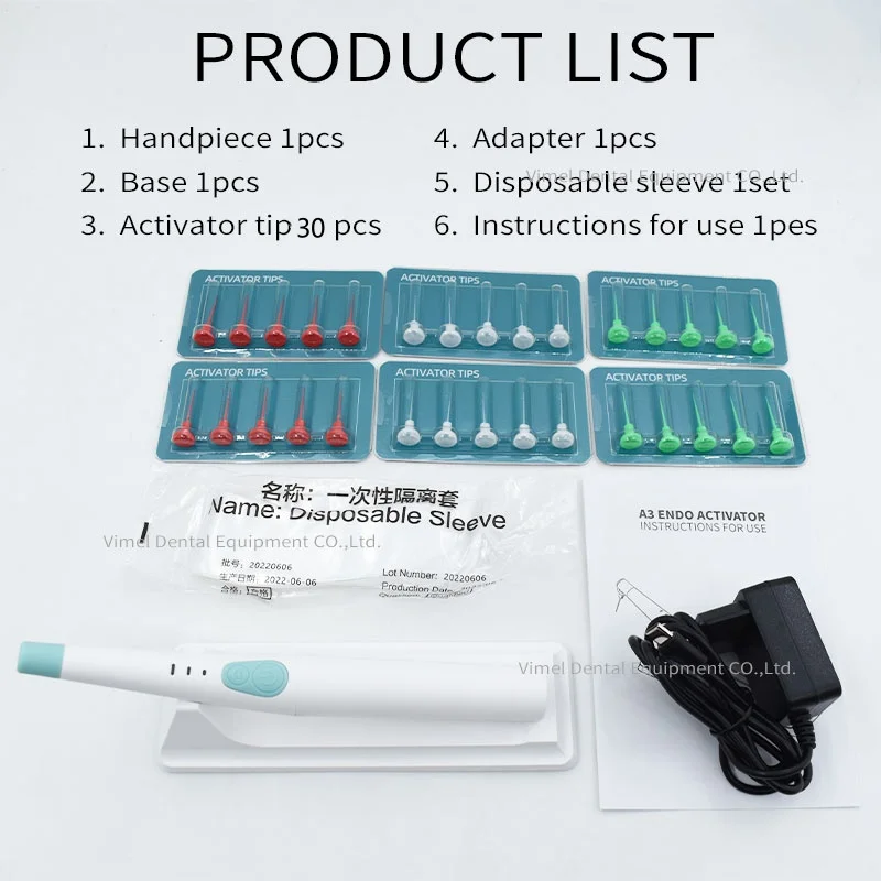 Cordless LED Dental Endo Ultra Activator Ultrasonic for Root Canal Endodontic Treatment - Dental Professional Grade