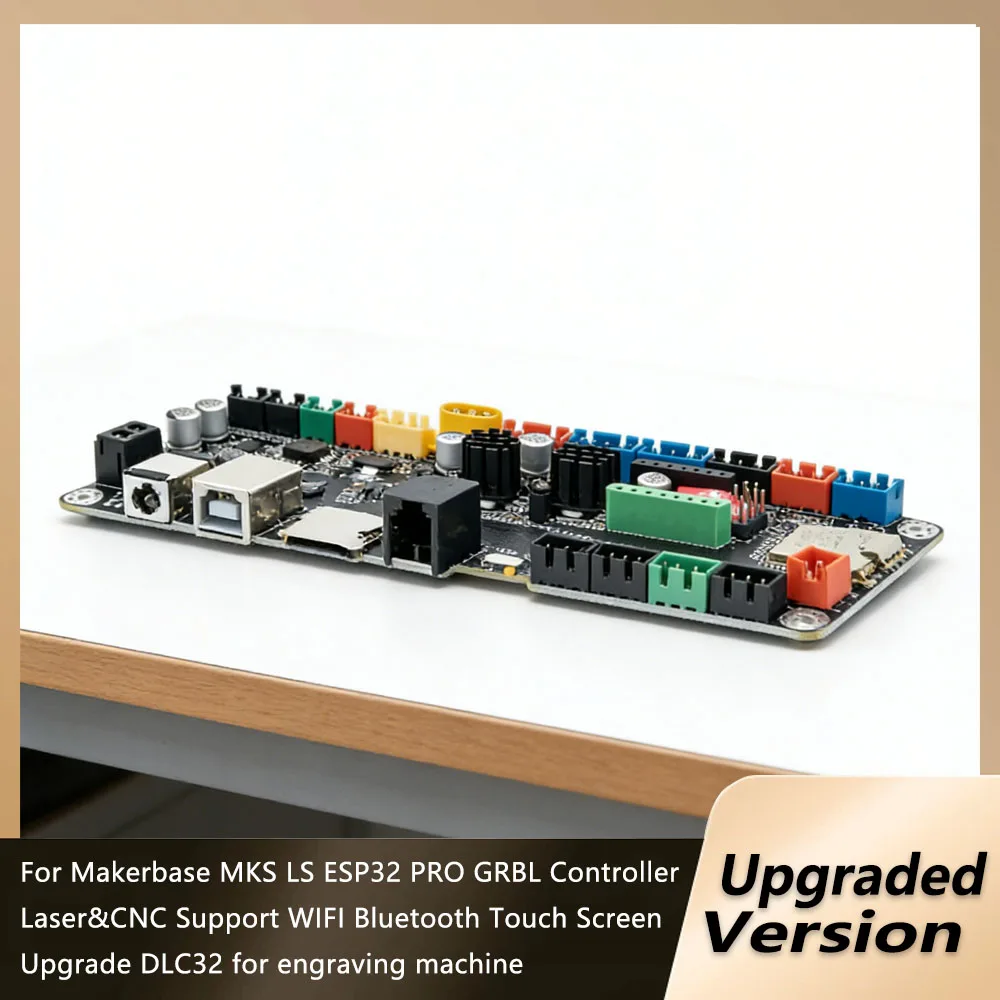 

For Makerbase MKS LS ESP32 PRO GRBLController Engraving Machine Upgraded Version DLC32 Capable Of Connecting To WIFI Bluetooth