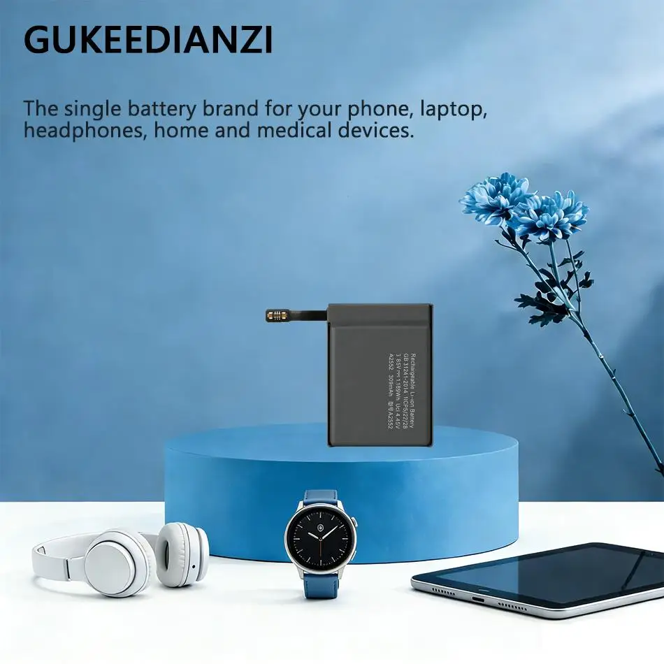 

Аккумулятор для Apple Watch Series 7 S7 45 мм A2552, безопасная премиум-замена, 309 мАч