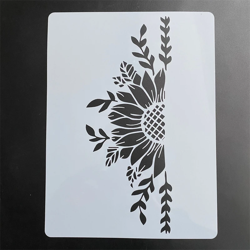 Sunflower  DIY Stencils wall  Painting Scrapbook Coloring Embossing Album Decorative Paper Card Template wall A4 29 *21cm