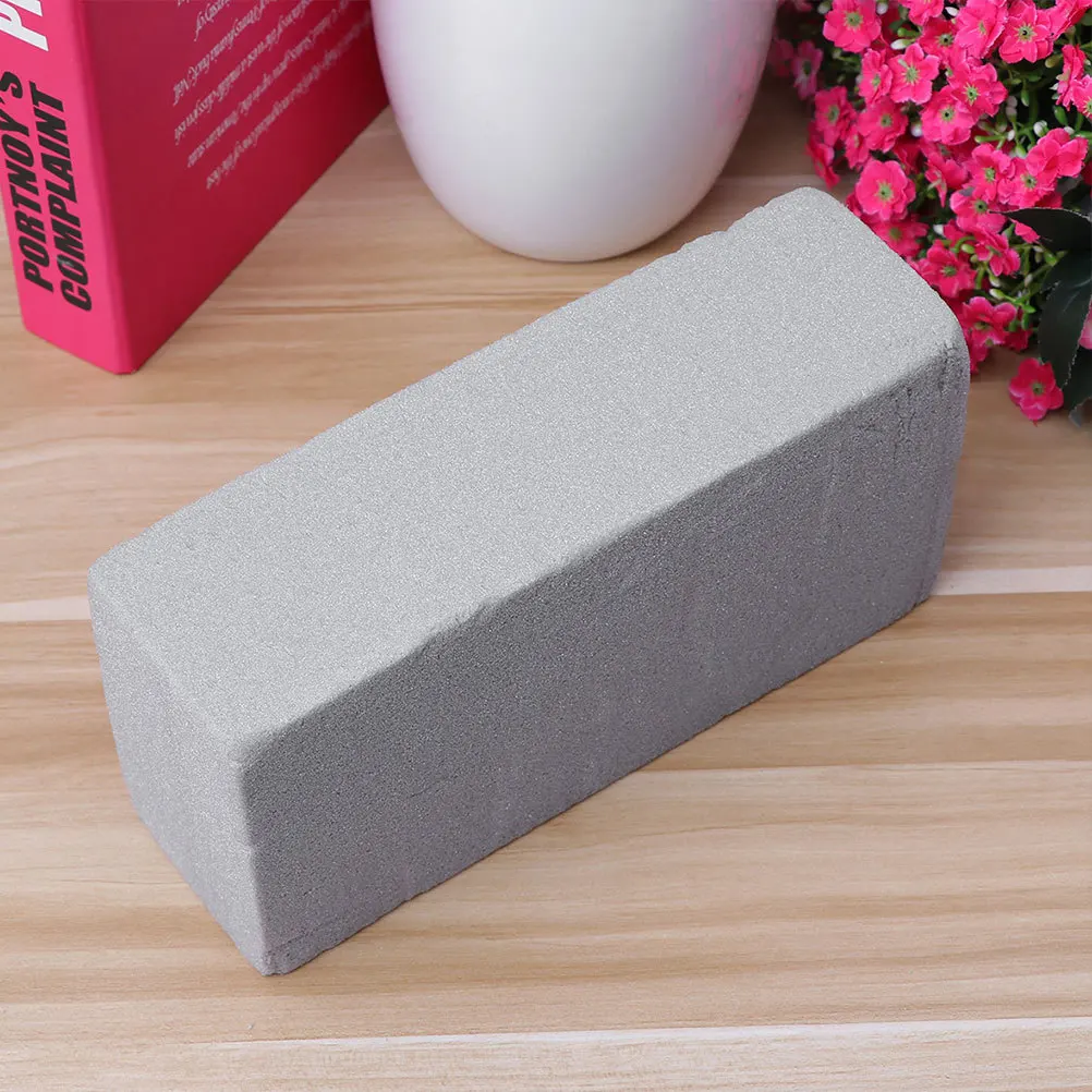 

3 pcs Artificial Flower Mud Grey Floral Brick For Fresh Cut Arrangements Diy Home Decoration Floral Block High Absorbent Sponge
