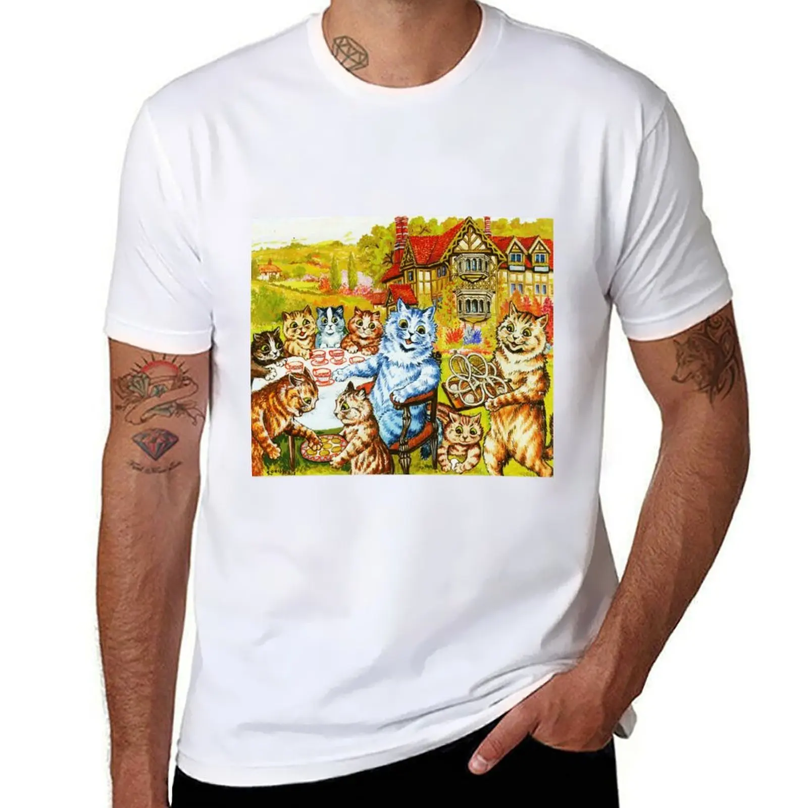

Original Art By louis wain 1860, Londres T-Shirt man tshirt funny t shirts dark humor T-Shirt