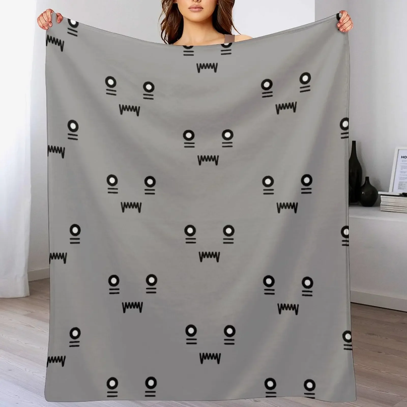 FMA Alphones Throw Blanket Warm Flannel Blanket for Couch Chair Bedroom