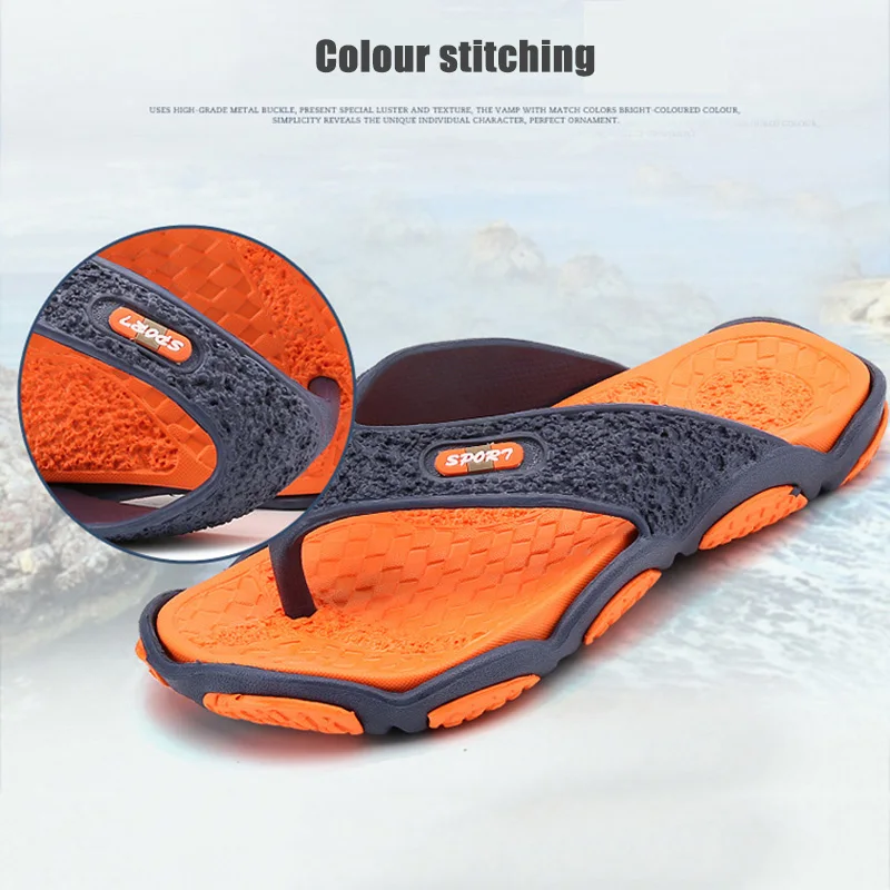 High Quality Men's Shoes for Male Slippers Plus Size 40-45 Fashion Summer Men Flip Flops Outdoor Soft Casual Shoes Men