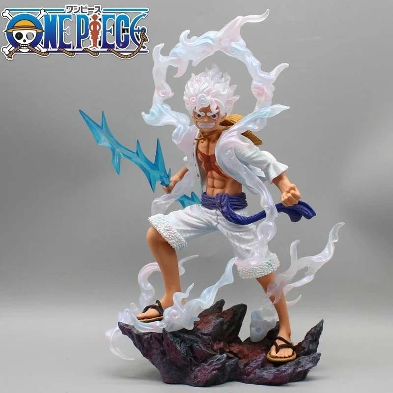 

28cm Anime One Piece Figure Nika luffy Figure luffy Action Figure gear 5 Pvc Model Doll Collection Decora Kids Birthday Gifts