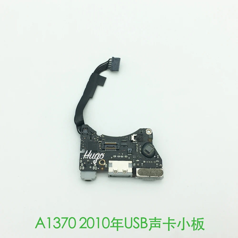 Conector de alimentación de CC con cable para Apple MacBook Air, 11 ", A1370, 2010, 2011, tarjeta de sonido, Cable flexible de Audio DC-IN, 821-1340-A, 821-1104-A