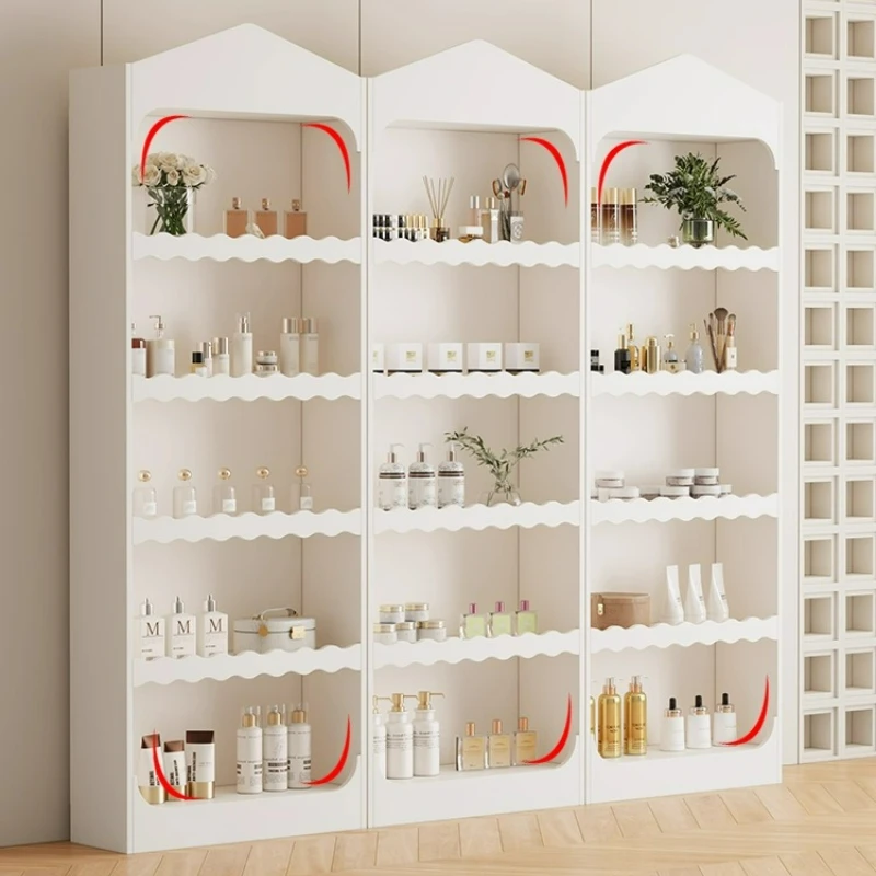 LTT Skin Care Cosmetics Display Cabinet Beauty Salon Nail Art Display Cabinet Shelf