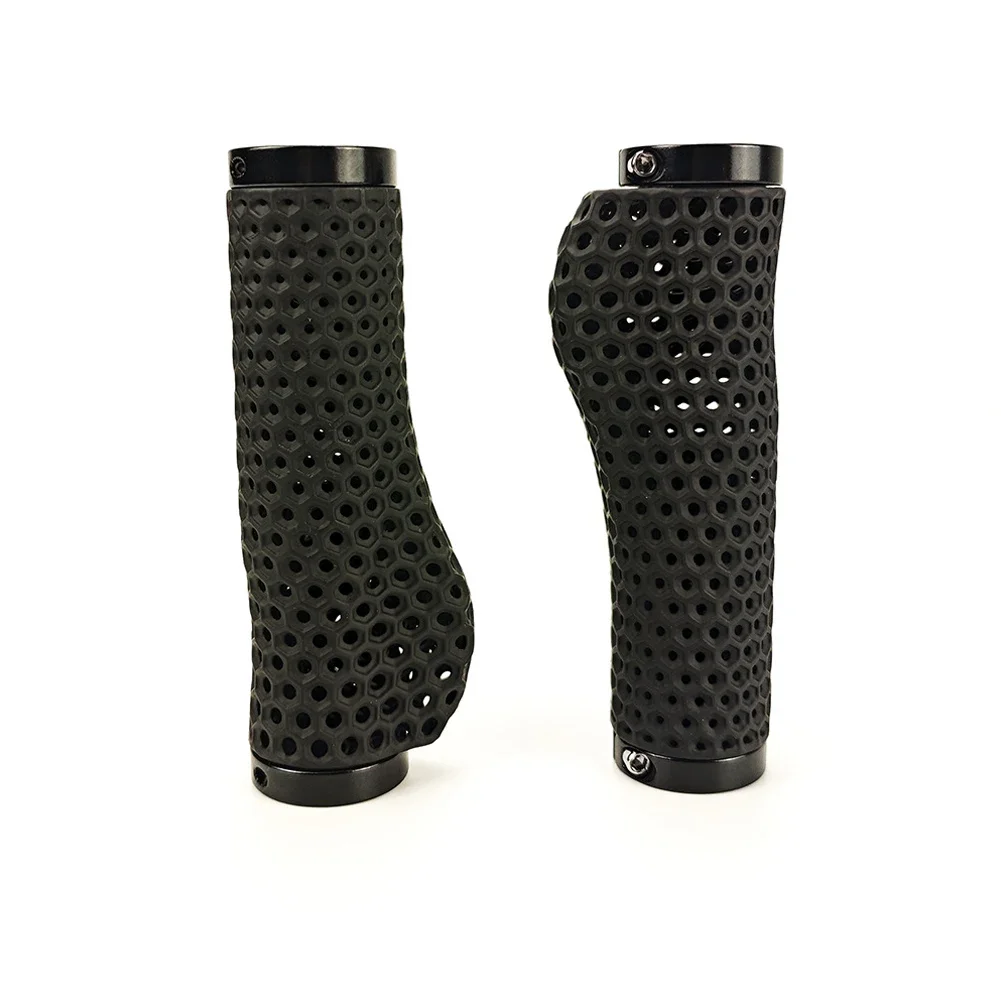 Anti-slip Bicycle Grips 3D Printed Bike Grips Save Physical Strength Shock Absorption Ventilation Ergonomic Design