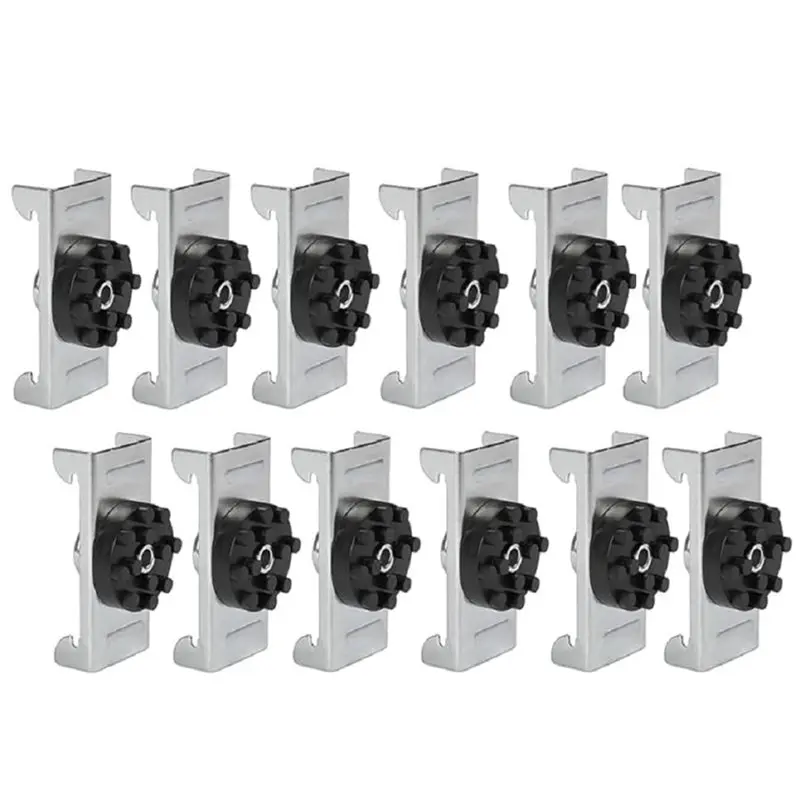 M12K-Sound Isolation Clips 12Pack Sound Proofing Mounting Clips - Reduces Noise From Noisy Neighbours - Drywall Soundproofing
