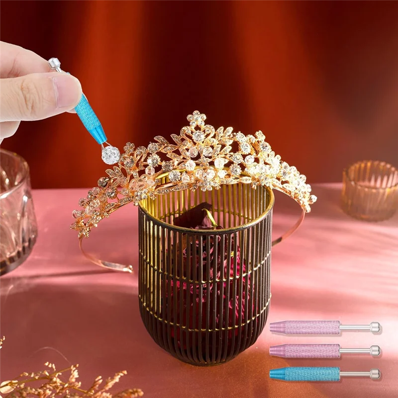4Pcs Grabbing Pens Pick Up Tools For IC Chips Electronic Components Gemstones Pearlsgems Perforated Balls Small Parts-AT36