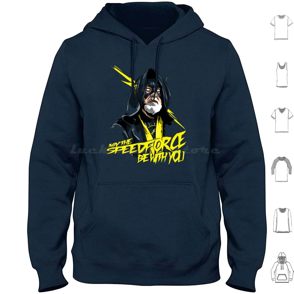 Utilisez le sweat à capuche Speedforce en coton à manches longues Scarlet Speedster Speedforce Fastest Man Alive Fastest Dark Side Knight Sci Fi