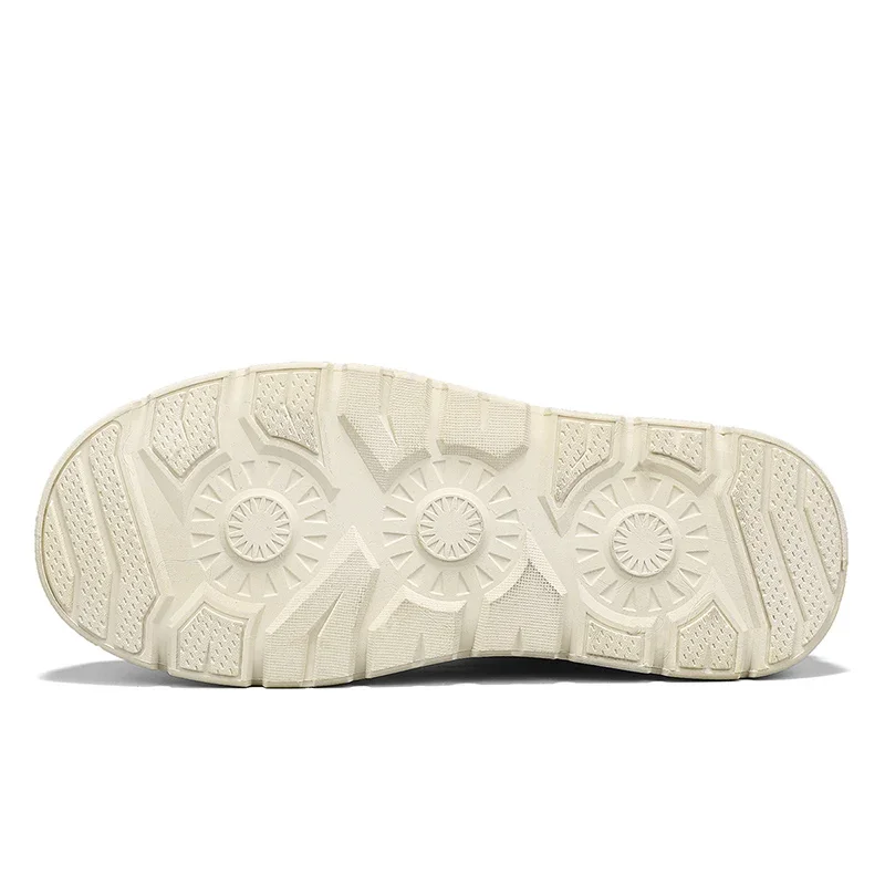 Nowe buty męskie Moda zimowa Pluszowe buty Śniegowce Męskie codzienne trampki na zewnątrz Sznurowane ciepłe buty Antypoślizgowe buty do kostki Męskie — zdjęcie 6