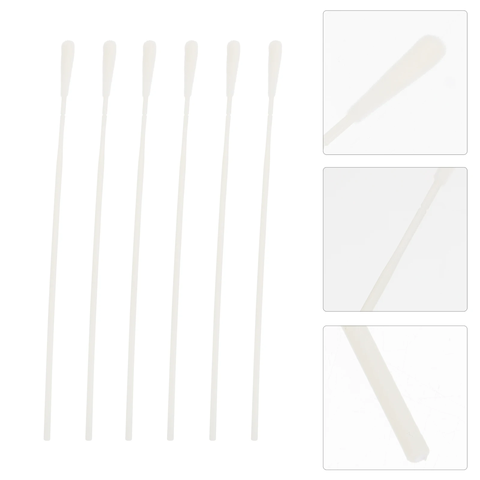 20 個喉綿棒サンプリングスティックシングルエンド口咽頭植毛口腔標本収集綿棒使い捨てクリニック