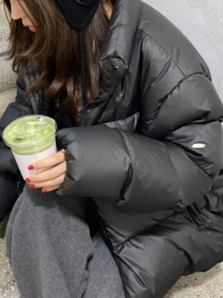 Casual solto algodão feminino jaet pão sle calor ort casaco coreano sle primavera outono inverno nova chegada rua faion