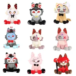 2024 New Hazbin Hotel Husk Meow Plush Dolls Husk Husk Meow Plush Toy Cute Cartoon Plushie Doll Soft Stuffed Anime Periphery Kid Gifts