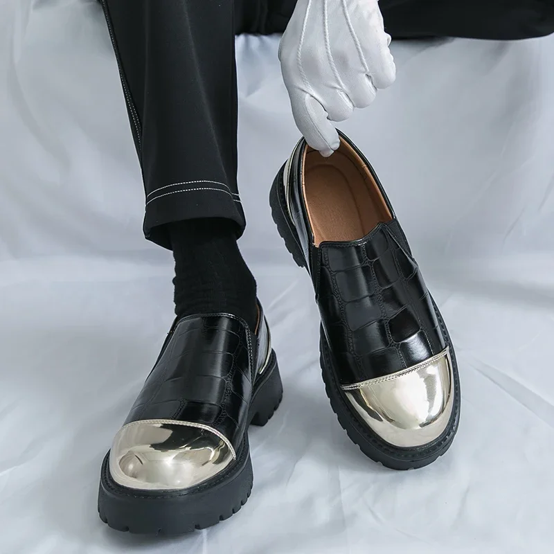 

Мужские лоферы, модные повседневные модельные туфли без шнуровки, мужские туфли