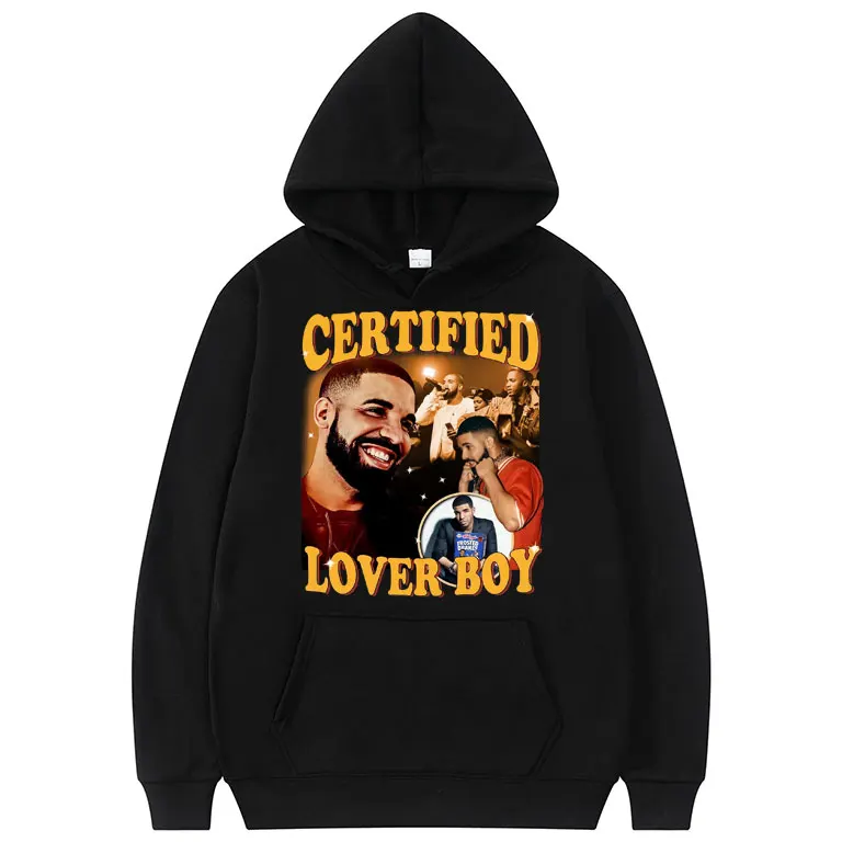 

Hoodies Rapper Drake Certified Lover Boy Album Print Sweatshirts Men Women Fashion Pullover Sweatshirt Unisex Oversized Hoodie