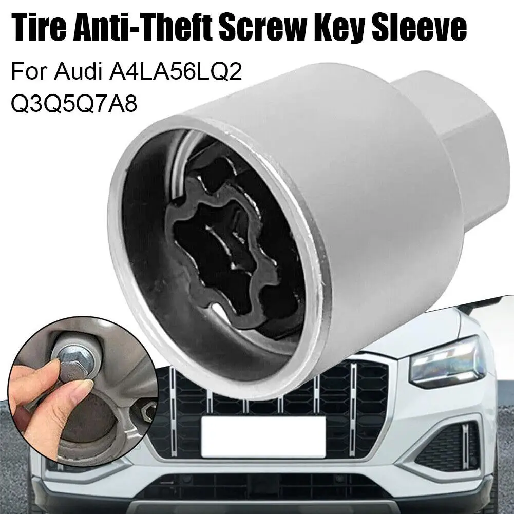 

Anti-Theft Car Wheel Tire Lock Bolts Lug Nuts Removal Tool Socket Wrench Disassembly Key Sleeve For Audi A3 A4 A6 Q5 Q7 Q3 L6O5