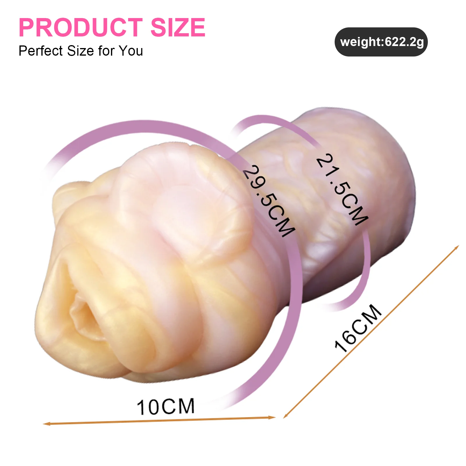 Pussy Male Masturbator Real Mouth for Man Masturbation Pleasure training Reusable Soft Silicone Monster G6119