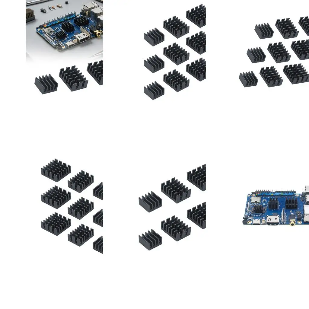  Development Board Heat Sink Set Replacement for 3B Aluminum Chip Accessories