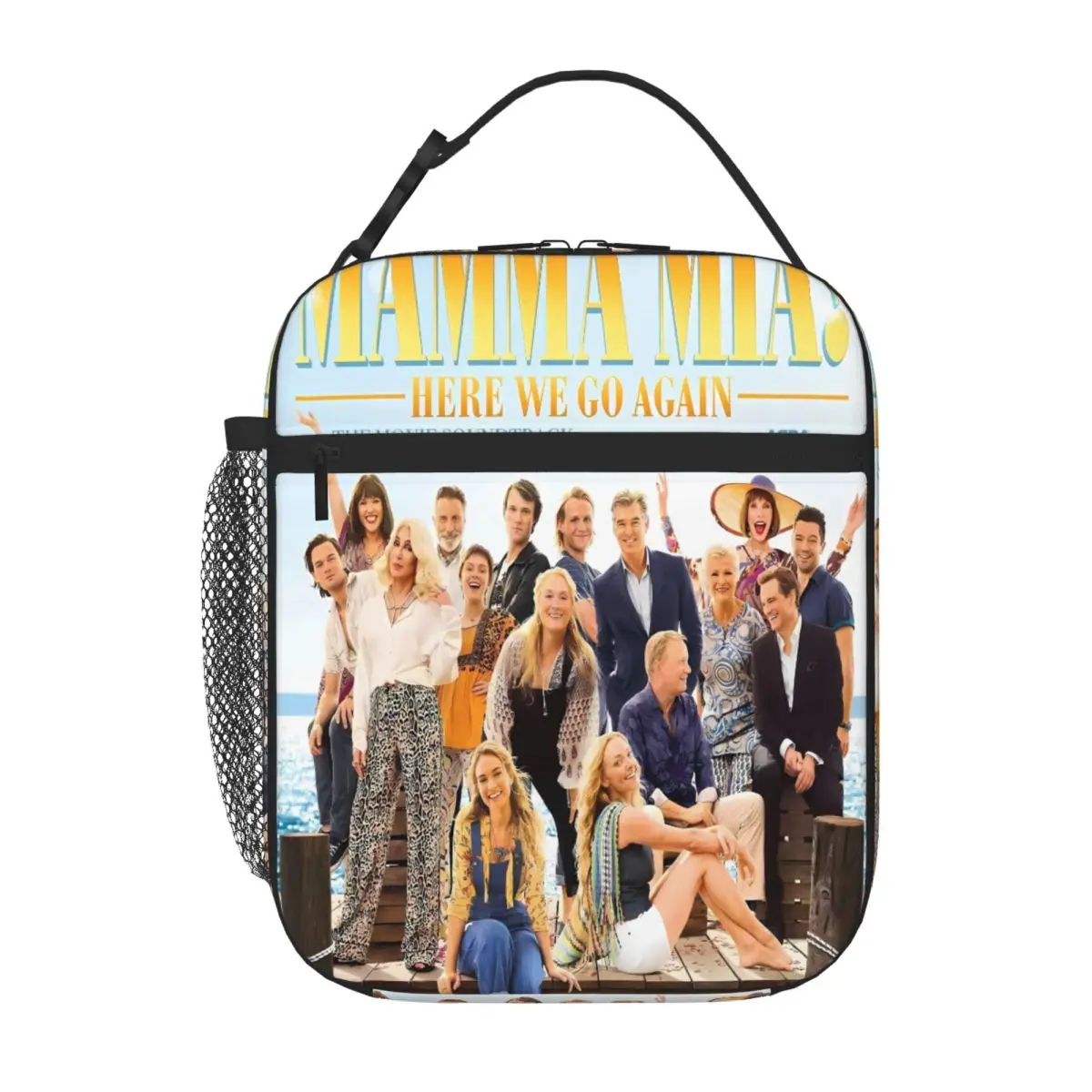 Bestselling Mamma Mia Patchwork Camping Lunch Bag Workplace Meal Snack Bag
