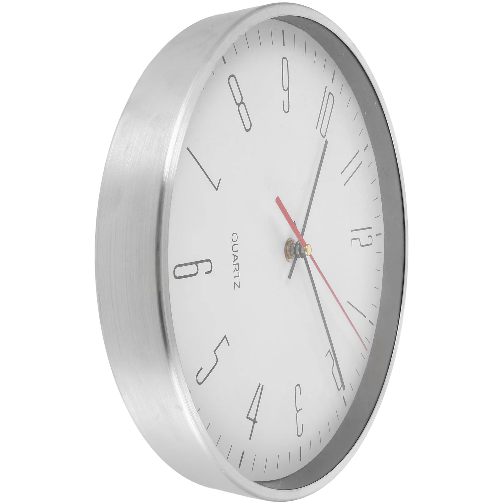 

11 Inch Aluminum Wall Clock Silent Scan for Bedroom Living Room Hall Decor Mute Clock Kitchen Classroom Guest