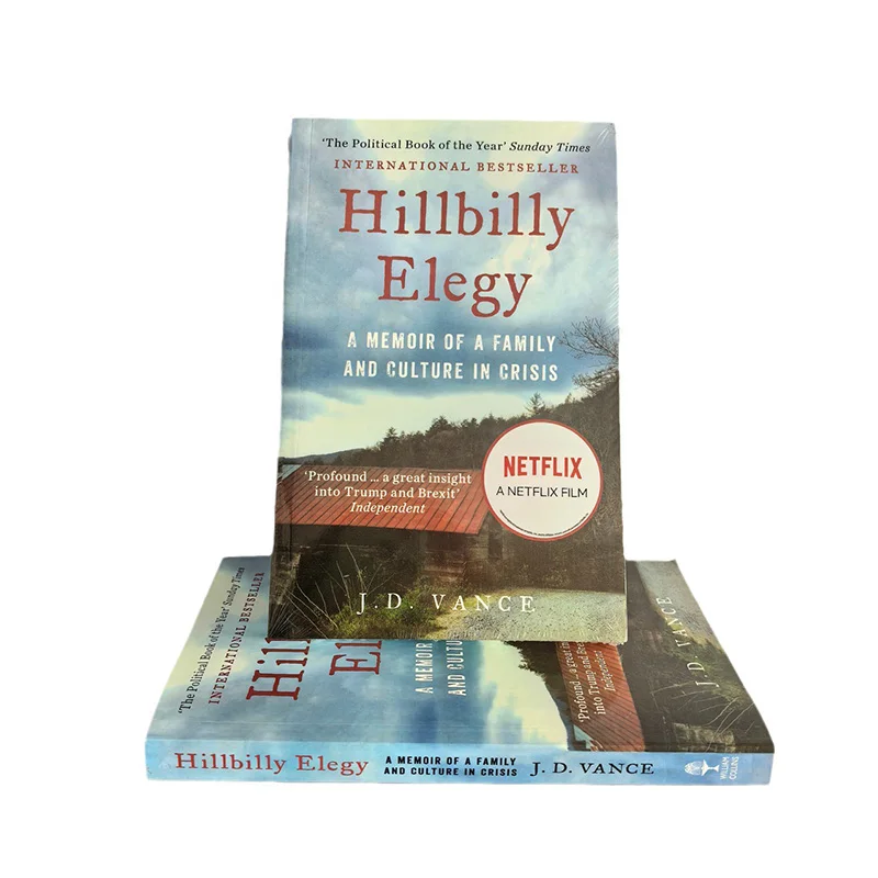 The Lament Of Rural People Английская версия Hillbilly Elegy Memoirs Of American Life J.D.Vance Английские книги Libros Livros