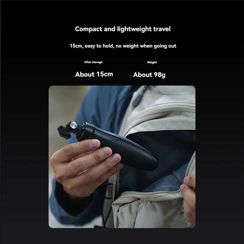 ABKI-складной штатив для селфи-палки с регулируемой длиной для Gopro13 DJI Osmo Action 5/4/3, аксессуары для экшн-камеры