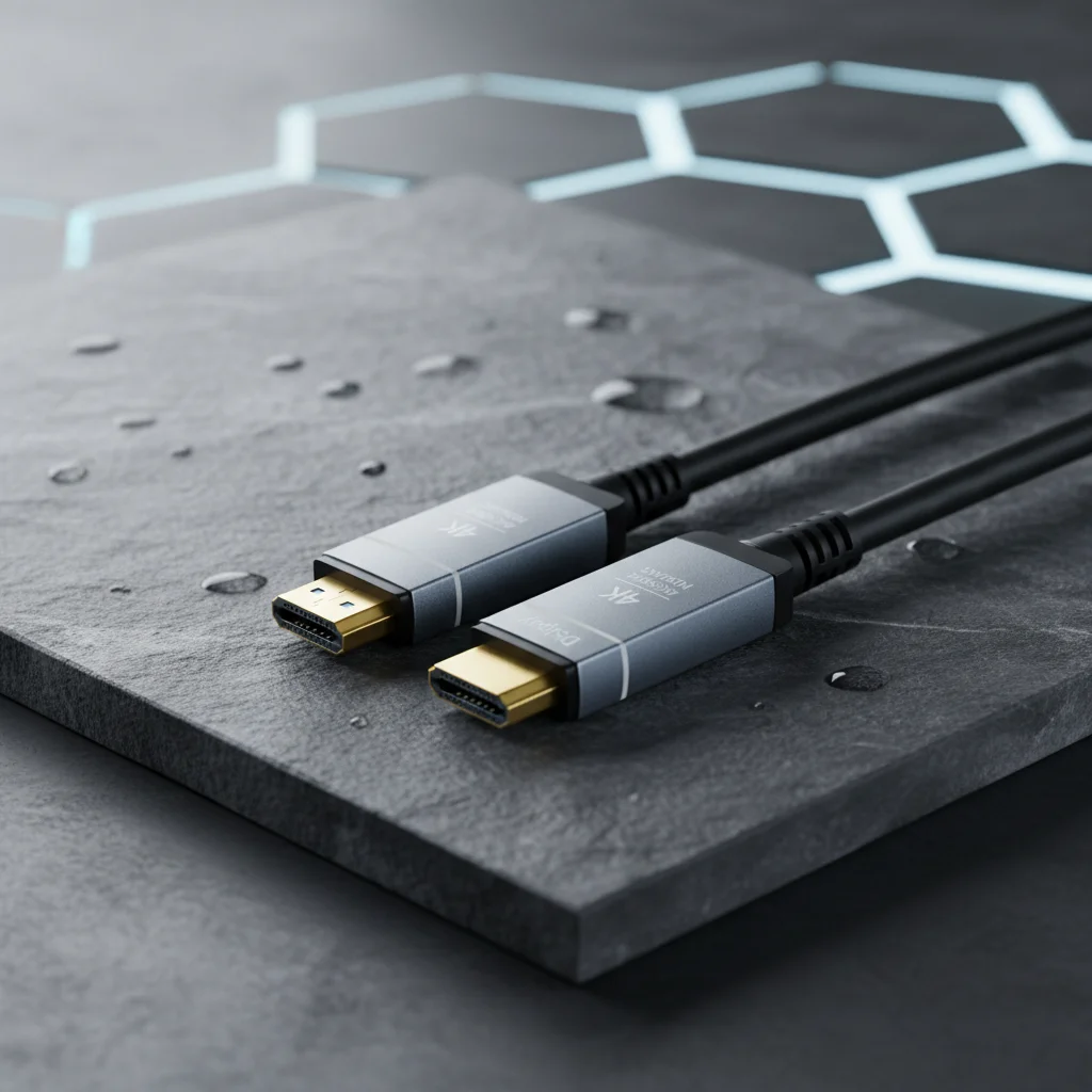 

Fiber Optic Cable 18Gbps High Speed Transmission Fiber Optic Cable 4K 60Hz Optical Cord With Gold Connectors For TV Parts