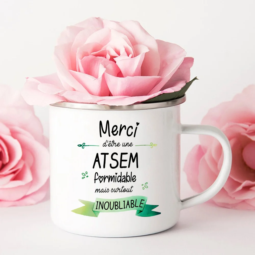 أكواب Merci Détreune ATSEM Aussi GÉNIALE فكرة هدية لمحبي القهوة Atsem كوب هدية نهاية العام المدرسي #4