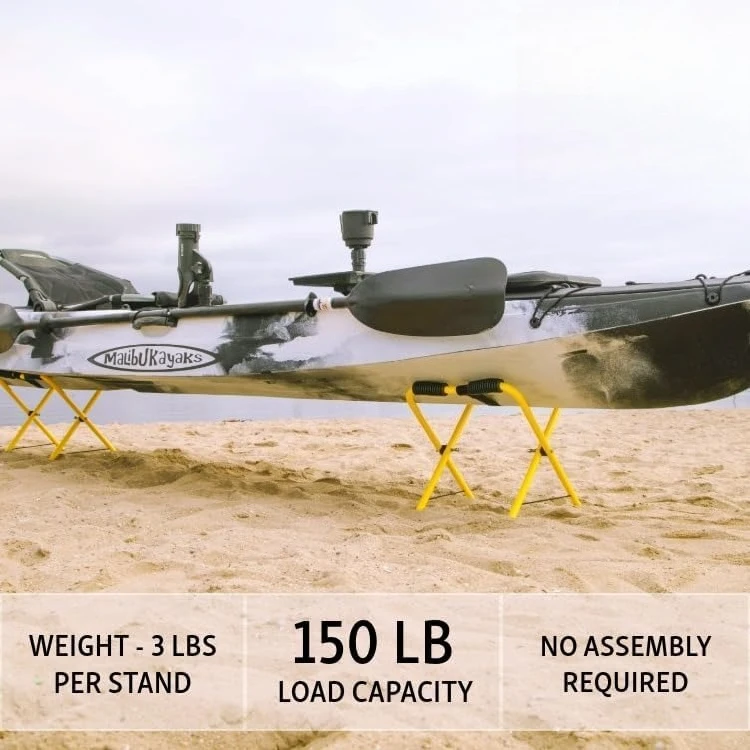 

Складная подставка для каяка, небольшие портативные стойки для каяков, каноэ и судов — грузоподъемность 150 фунтов — 22–1818