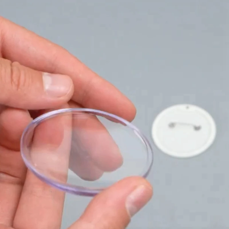 Simple Badges Button Maker Machine Button Part , DIY Pin Badge Button Press Machine 48Pcs Button Parts