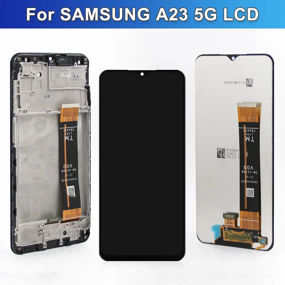 Tested  High quality  For Samsung A23 5G A236 A236E A236U LCD Display Touch Screen Digitizer Assembly For Samsung A236B LCD