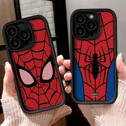 Luksusowe etui Marvel Spider Man dla Xiaomi Redmi Note 13 12 11 Pro Plus 12S 11S 10S 10 9 9S 8 12C 13C Printing Matte Back Cover