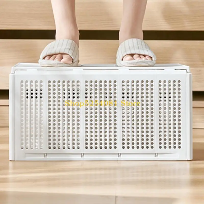 AXYC Space Saving Collapsible Cabinet Drawer for Storing Socks Wardrobe Underwear Closet Storage Bins with Handle