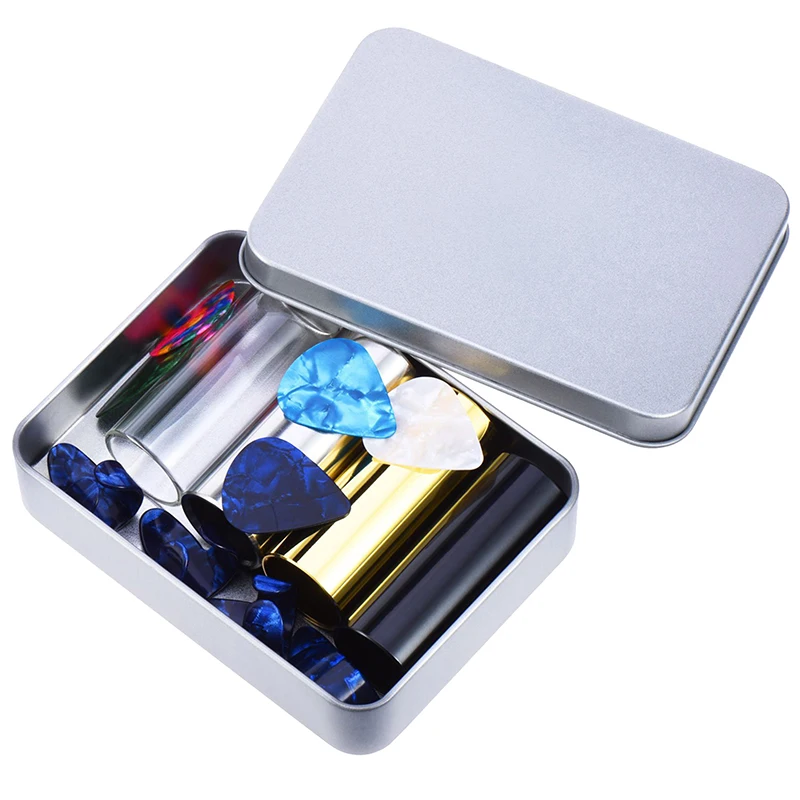 1Pc Aluminum Tin Jar Square Shape Jar Portable Candy Packaging Box Tea Cans U-disk Packaging Box Key Buckle Box Candle Iron Box