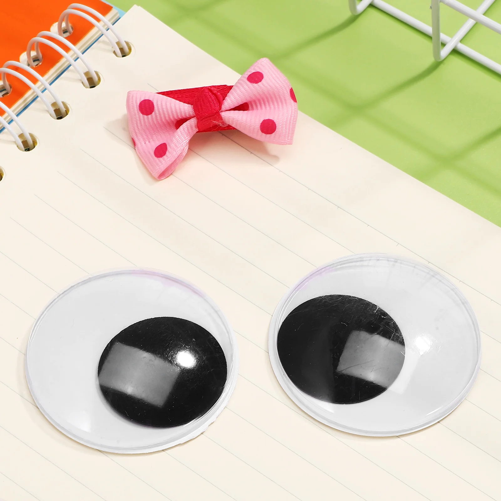 

6 Pcs Eyelash With Glue-back Eyes Big Googly Pvc Sew on for Crochet Animals Small