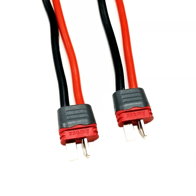 1/2 Pcs Amass Deans T Plug Male to 4.0mm Male Banana Plug Connector Charge Cable Wire Lead 14awg 30cm