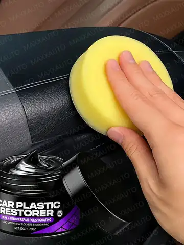 Car Plastic Restorer Back To Black Gloss Auto Interior Leather & Panel Renewal Wax Coating Agent Auto Polish And Repair Coating