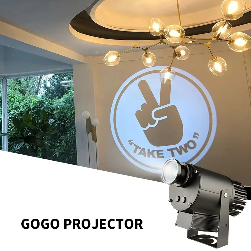 

[Горячая распродажа] Новый продукт Проектор Бесплатный дизайн Проектор с индивидуальным логотипом 4-Pattemm Изменение Крытый Открытый Водонепроницаемая реклама Pr